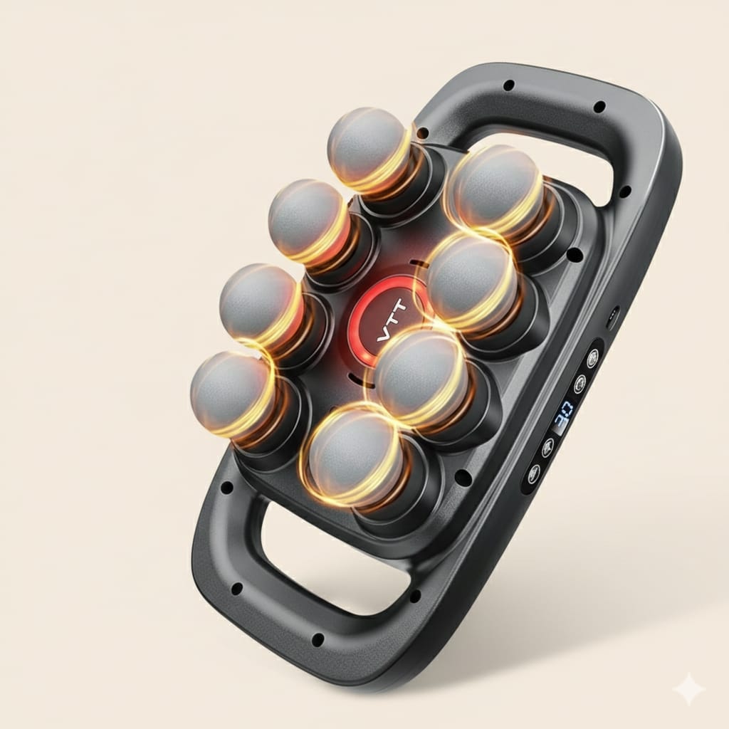 𝟖 𝐇𝐞𝐚𝐝 𝐌𝐚𝐬𝐬𝐚𝐠𝐞 𝐆𝐮𝐧 𝐟𝐨𝐫 𝐁𝐚𝐜𝐤, 𝐒𝐡𝐨𝐮𝐥𝐝𝐞𝐫𝐬, 𝐋𝐞𝐠𝐬,  & 𝐌𝐮𝐬𝐜𝐥𝐞 𝐏𝐚𝐢𝐧 𝐑𝐞𝐥𝐢𝐞𝐟